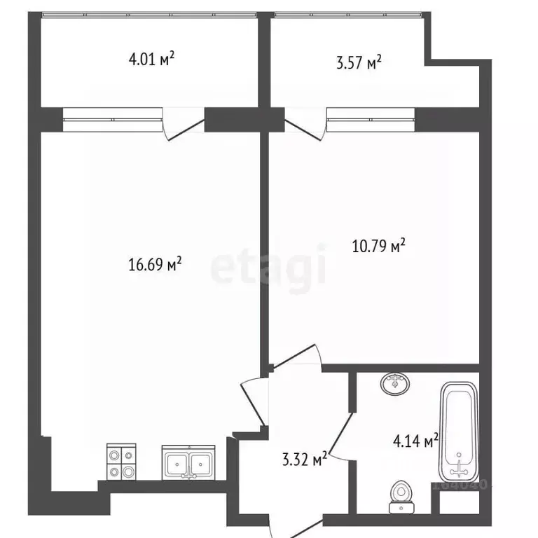 Студия Крым, Феодосия муниципальный округ, Коктебель пгт ул. ... - Фото 2
