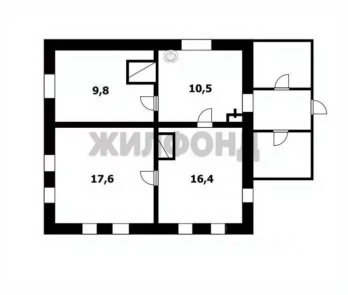 Дом в Новосибирская область, Мошковский район, с. Участок-Балта ул. ... - Фото 2