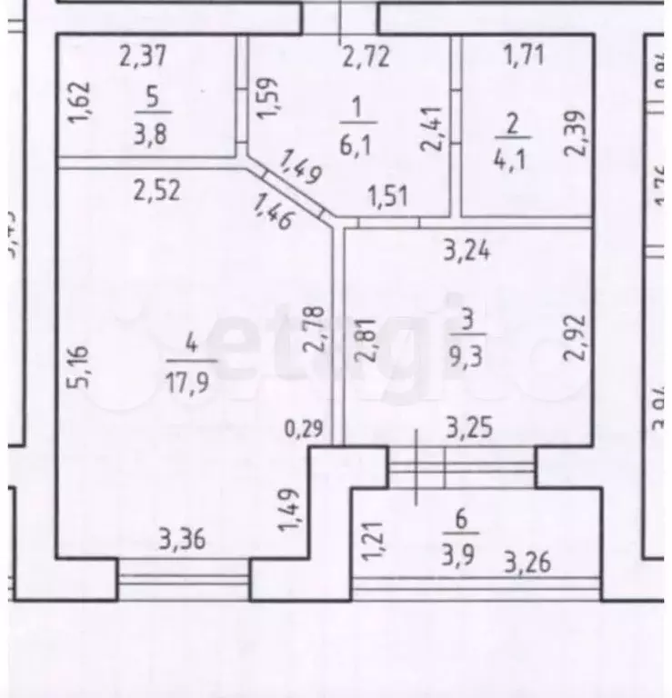 1-к. квартира, 42 м, 7/10 эт. - Фото 0
