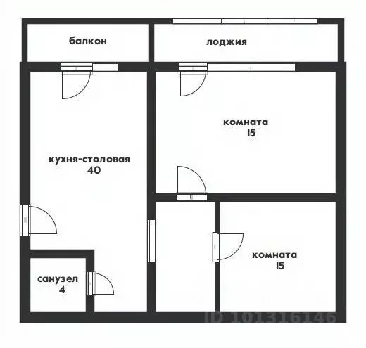 3-к кв. Краснодарский край, Геленджик 5-й мкр, ул. Грина, 8 (80.0 м) - Фото 2