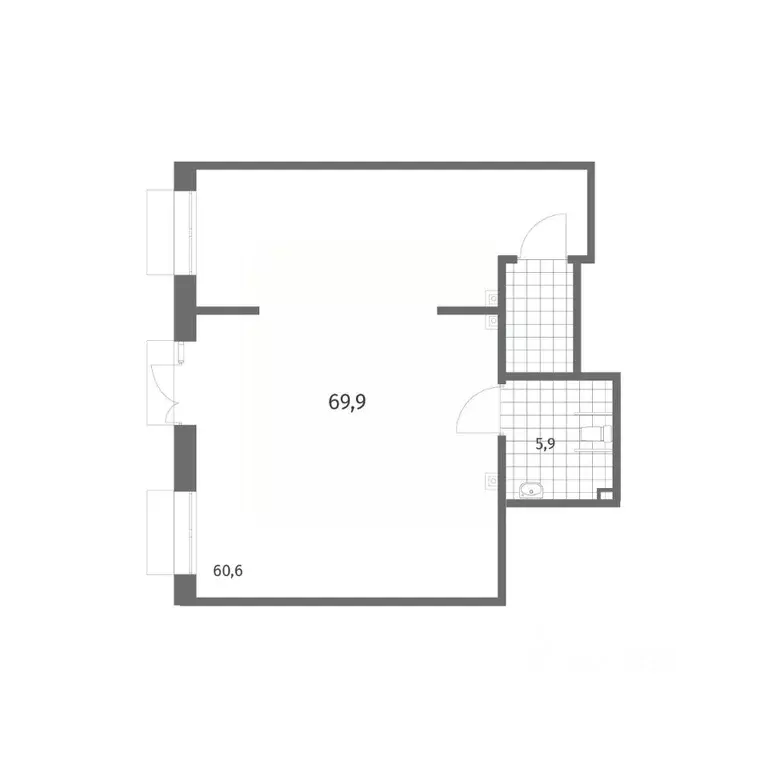 Помещение свободного назначения в Санкт-Петербург ул. Шкиперский ... - Фото 2