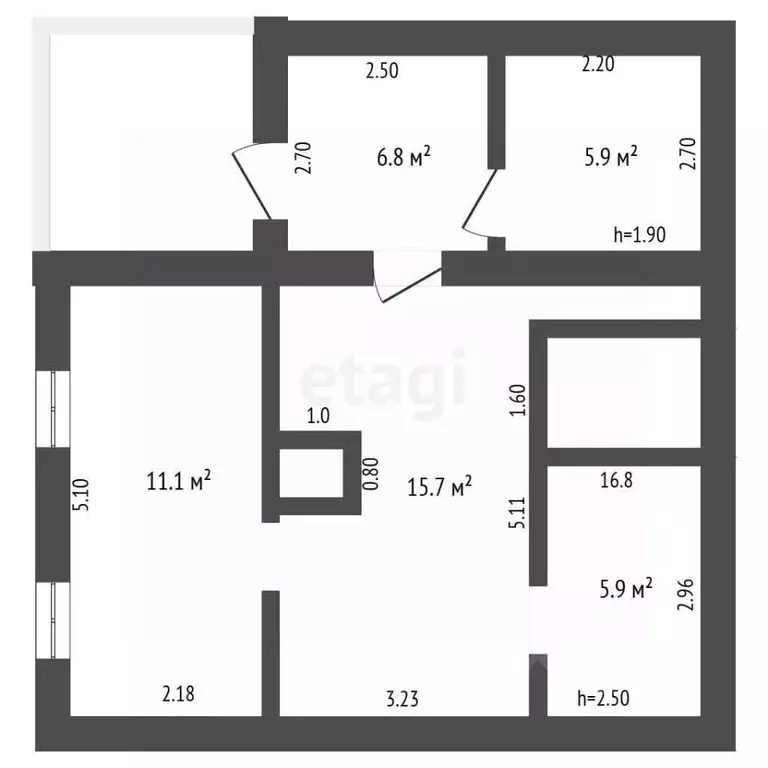 Дом в Башкортостан, Стерлитамакский район, Куганакский сельсовет, с. ... - Фото 1