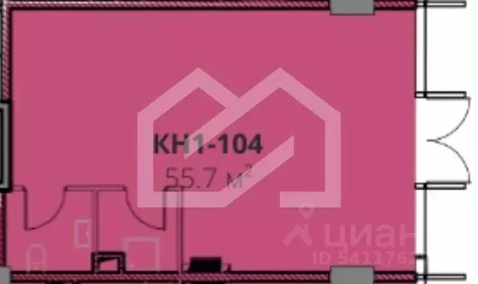 Помещение свободного назначения в Москва ул. Гастелло, 30 (56 м) - Фото 2