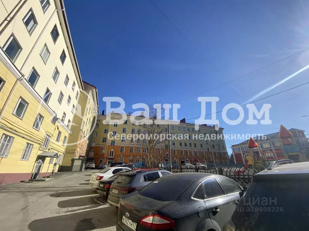 2-к кв. Мурманская область, Мурманск ул. Профсоюзов, 1 (49.1 м) - Фото 1