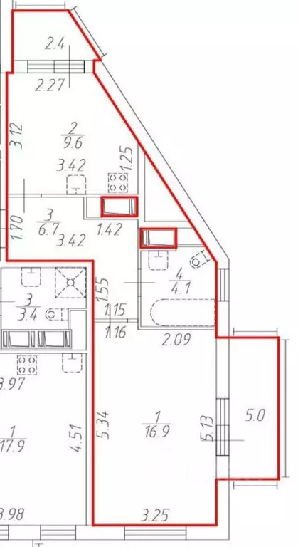 1-к кв. Санкт-Петербург Комендантский просп., 66к3 (37.3 м) - Фото 1