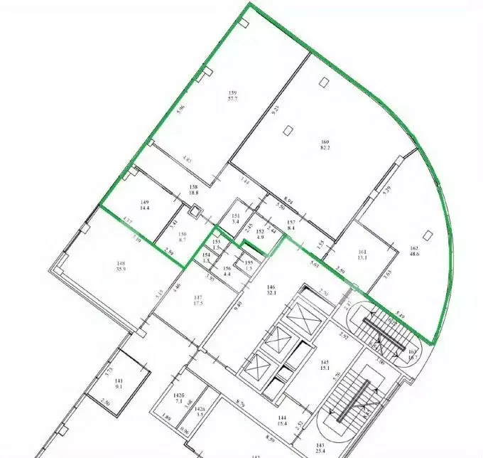 Помещение свободного назначения в Москва Поклонная ул., 3 (292 м) - Фото 2