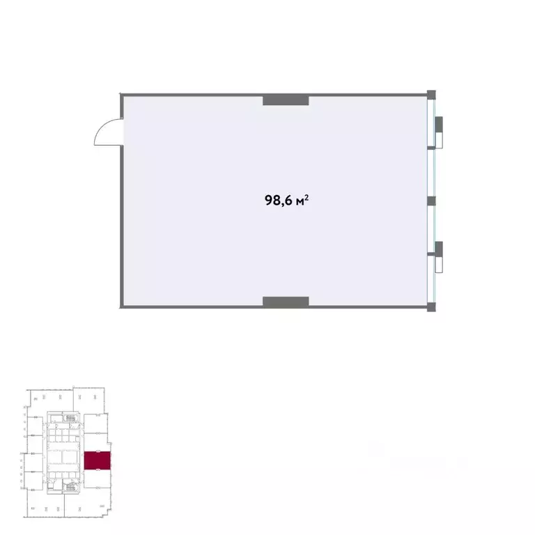 Офис в Москва Кинематографический кв-л,  (99 м) - Фото 2