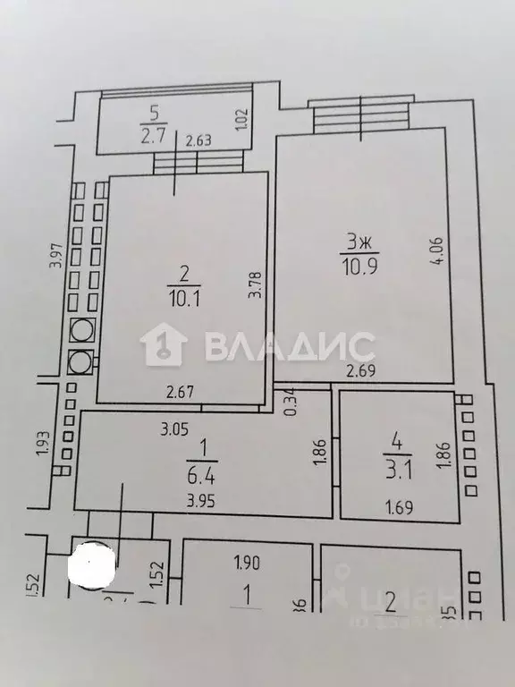 1-к кв. Калининградская область, Гурьевск бул. Рижский, 7 (33.2 м) - Фото 1