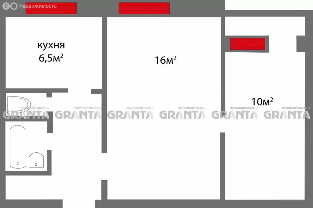 2-комнатная квартира: Красноярск, Озёрная улица, 41 (40.9 м) - Фото 1