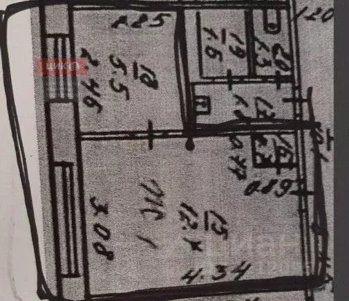 Студия Рязанская область, Рязань Черновицкая ул., 18 (18.9 м) - Фото 2