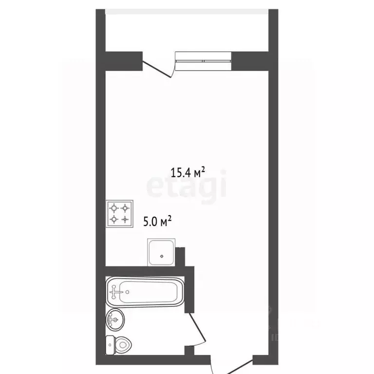 1-к кв. Костромская область, Кострома Венеция мкр, 31 (20.4 м) - Фото 2
