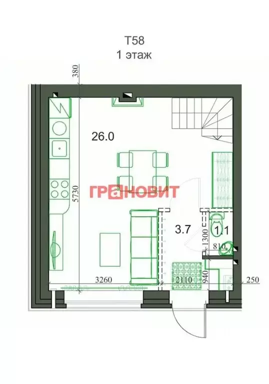 Таунхаус в Новосибирская область, с. Новолуговое, Березки-2 мкр, 5-й ... - Фото 1