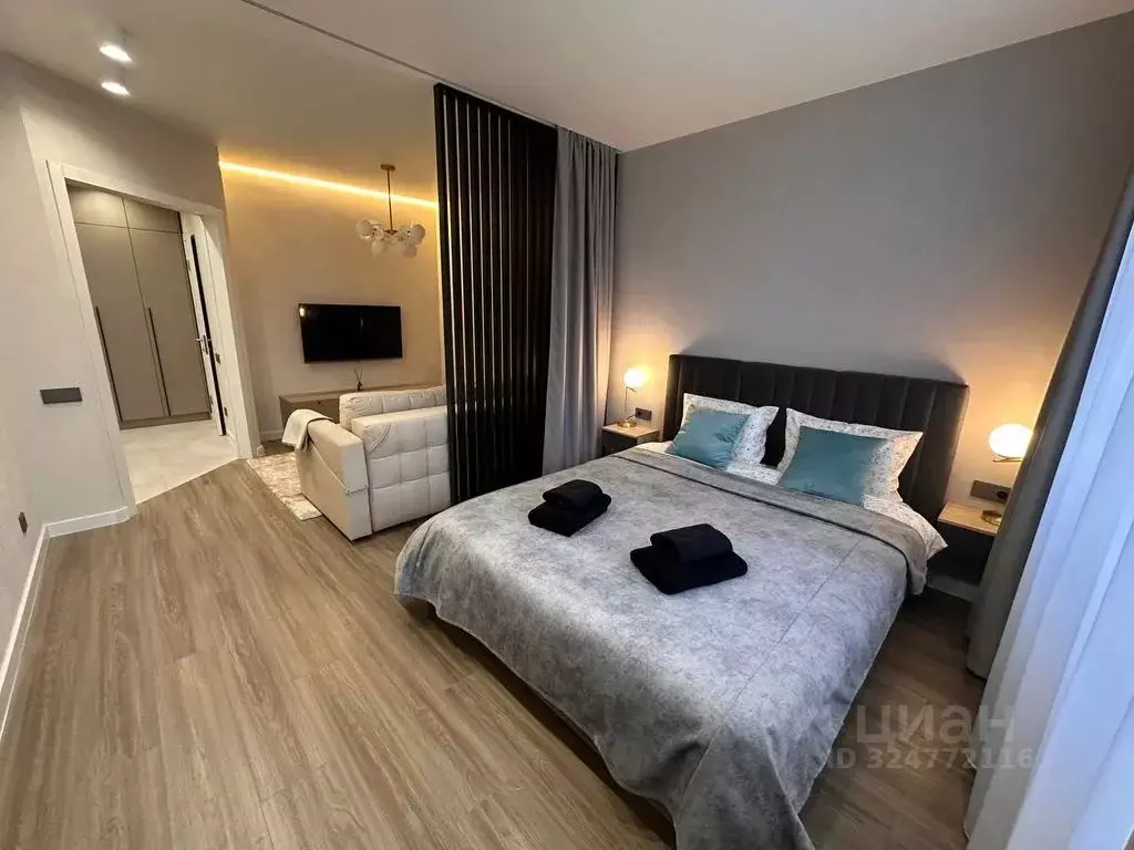 1-к кв. Калининградская область, Калининград ул. Кипарисовая, 1 (43.0 ... - Фото 1