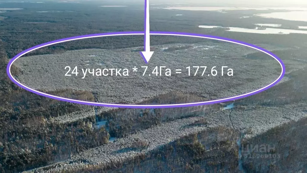 Участок в Челябинская область, Каслинский район, с. Тюбук  (17760.0 ... - Фото 1