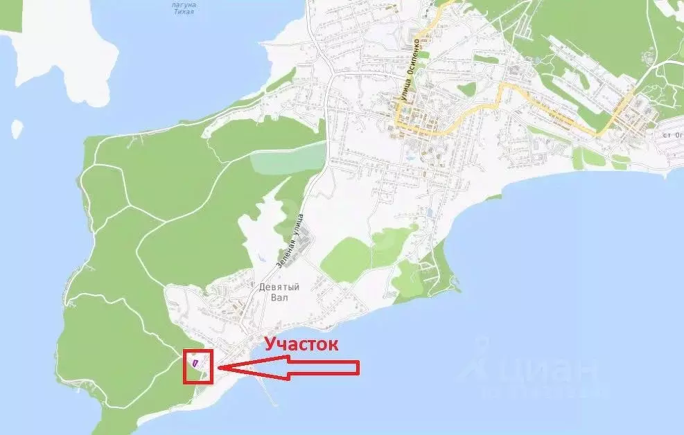 Участок в Приморский край, Надеждинский район, пос. Девятый Вал  (15.0 ... - Фото 1