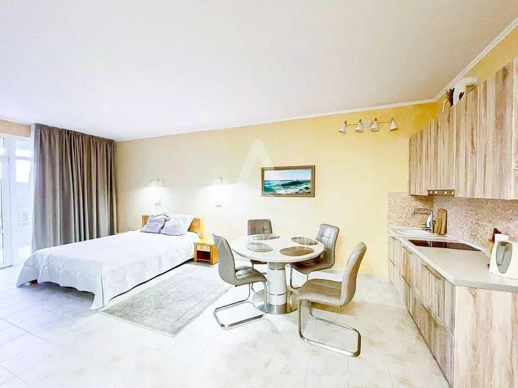 1-к кв. Крым, Алушта муниципальный округ, пос. Семидворье пер. ... - Фото 1