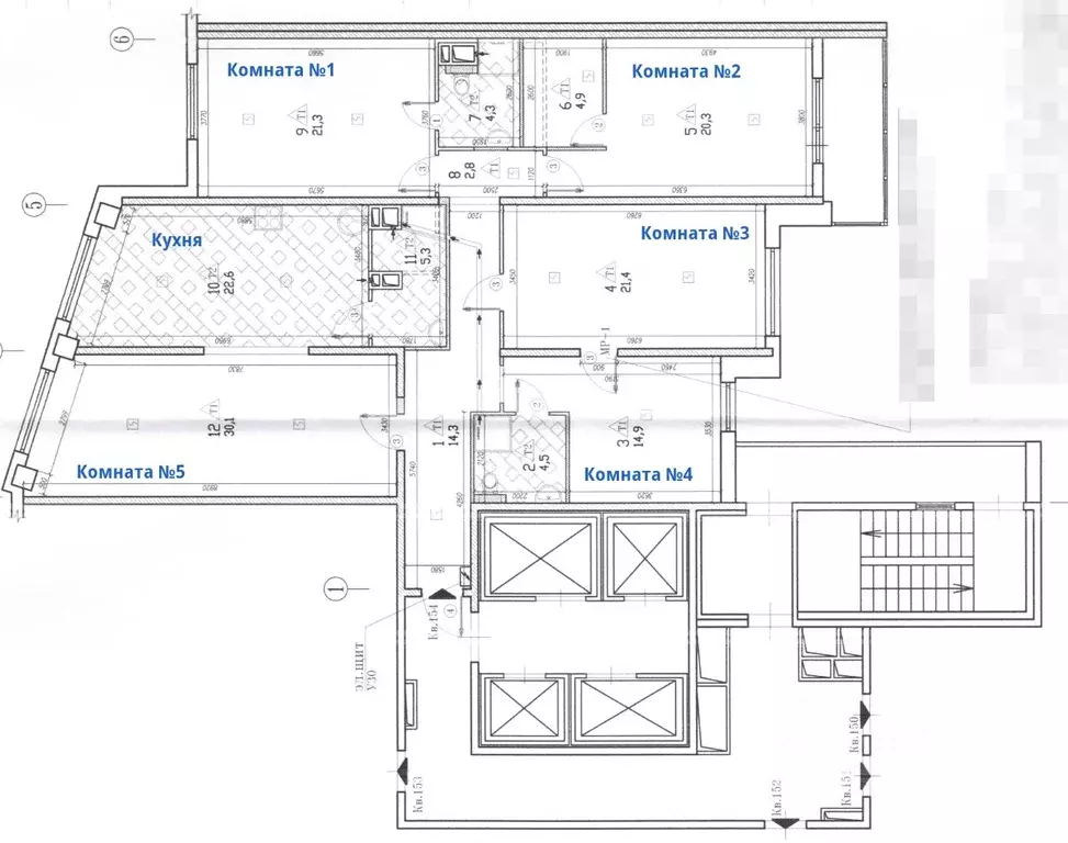 5-к кв. Санкт-Петербург Зеленогорская ул., 7 (168.2 м) - Фото 1