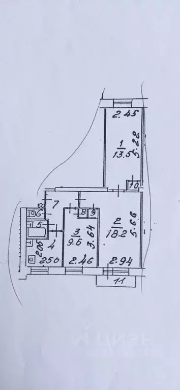 3-к кв. Московская область, Химки ул. Нахимова, 14 (56.5 м) - Фото 0