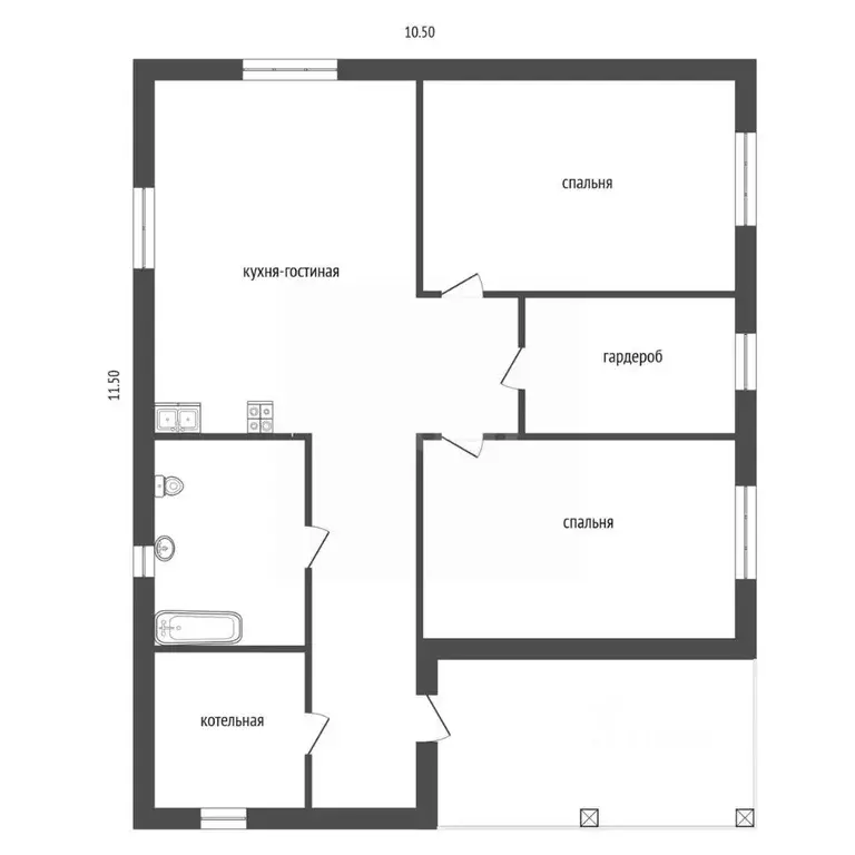 Дом в Тюменская область, Тюмень ул. Михаила Иванова (100 м) - Фото 2