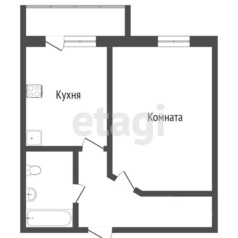1-к кв. Ярославская область, Ярославль ул. Бабича, 8к2 (31.0 м) - Фото 1
