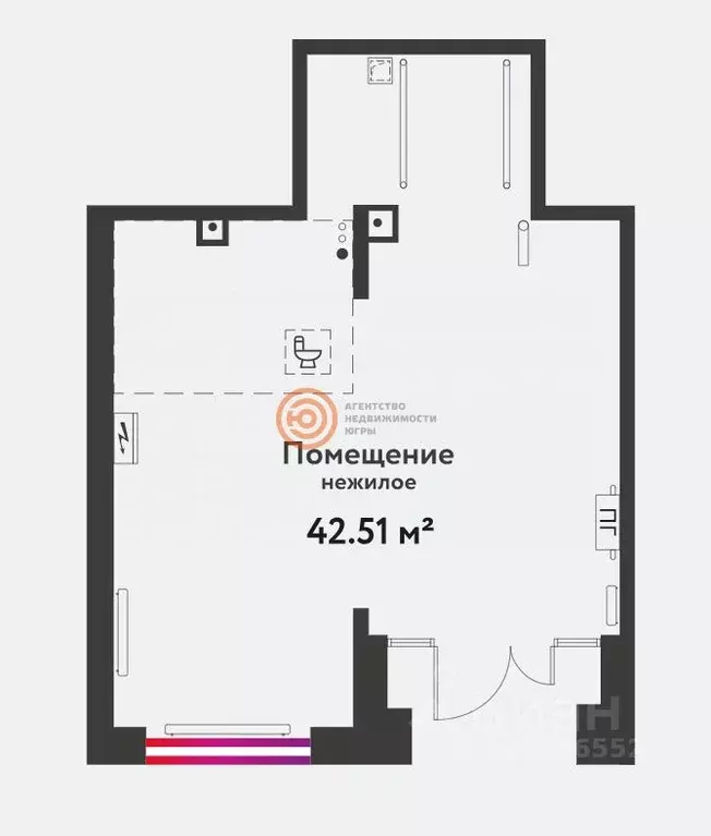 Помещение свободного назначения в Тюменская область, Тюмень ул. 50 лет ... - Фото 1