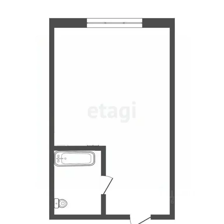 Студия Кемеровская область, Юрга просп. Победы, 41 (18.3 м) - Фото 1