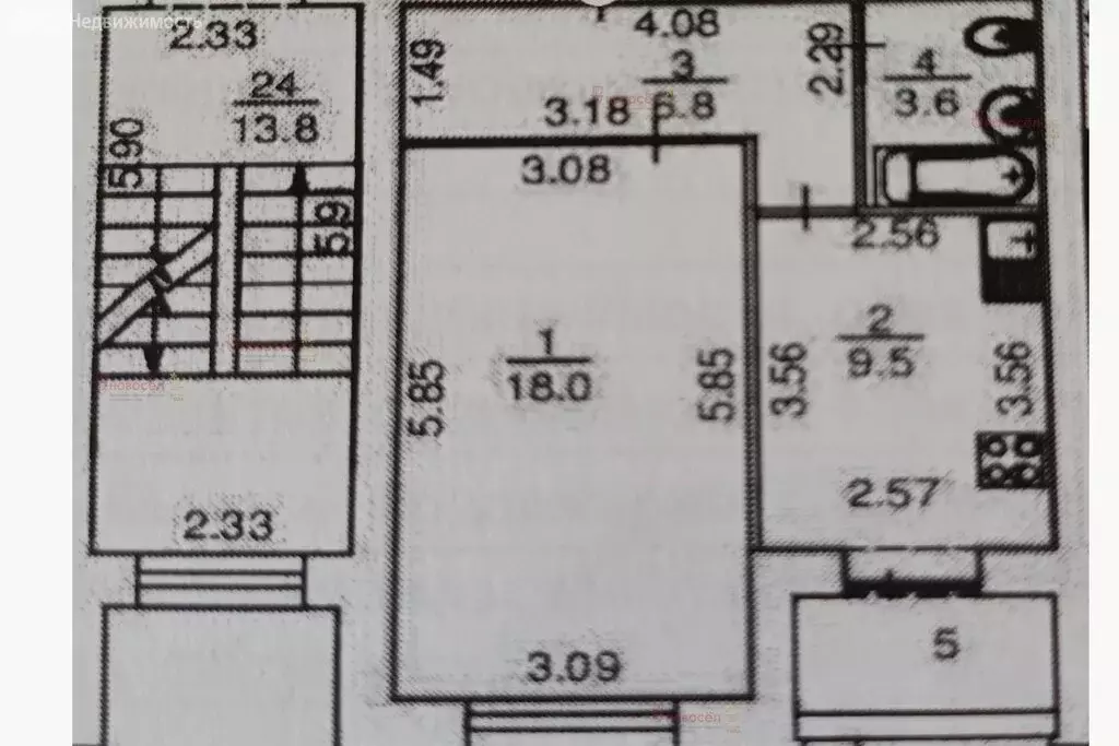1-комнатная квартира: Берёзовский, посёлок Первомайский, 10Бк1 (38 м) - Фото 1