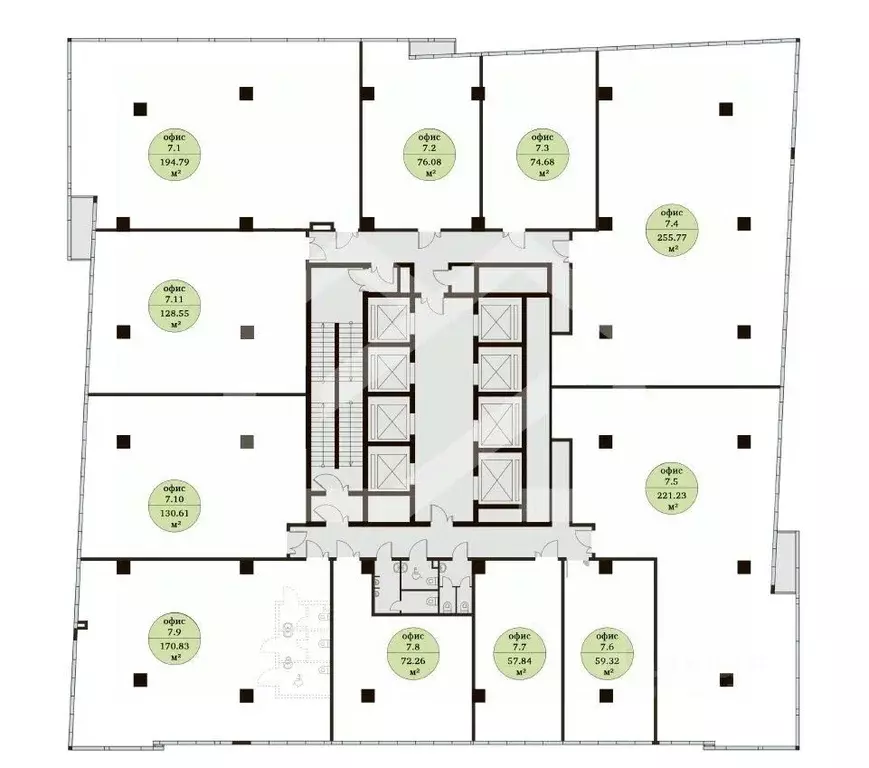 Помещение свободного назначения в Москва ул. Неверовского, 10С3 (184 ... - Фото 2