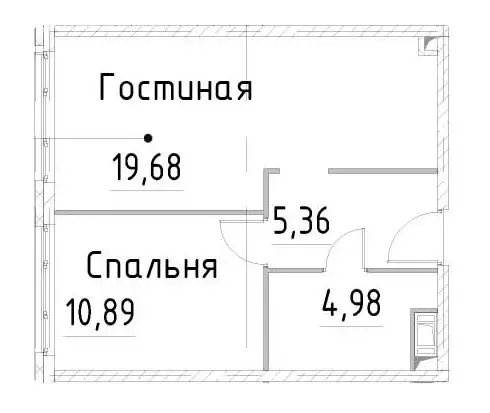 1-комнатная квартира: Санкт-Петербург, проспект Большевиков, уч3 (40.9 ... - Фото 0