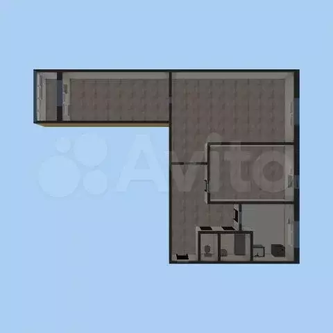 3-к. квартира, 57 м, 3/9 эт. - Фото 0