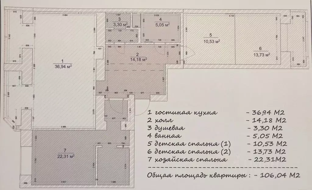 3-к кв. Башкортостан, Уфа ул. Шота Руставели, 9 (106.0 м) - Фото 2