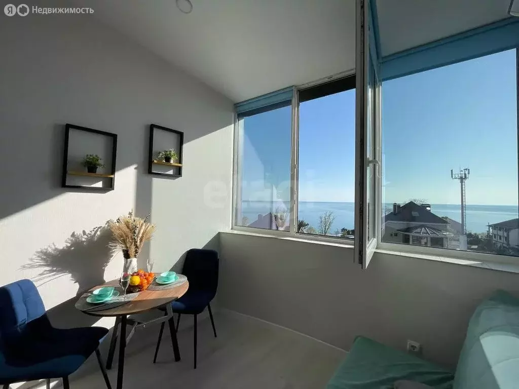 Квартира-студия: село Агой, гостиничный комплекс Радуга, 10И (20.3 м) - Фото 1