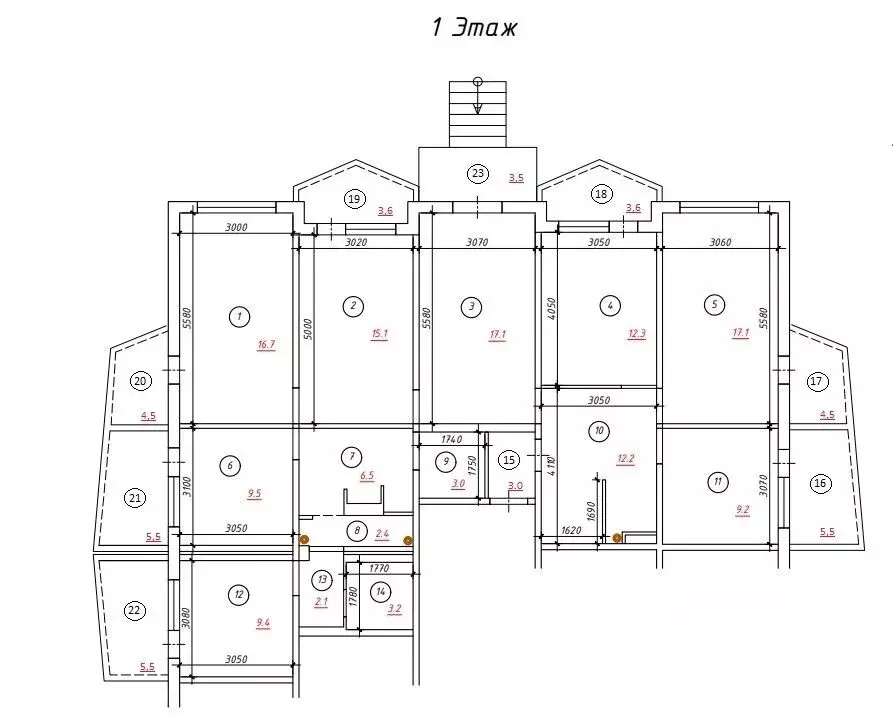 Помещение свободного назначения в Крым, Ялта ул. Грибоедова, 21к1 (175 ... - Фото 2