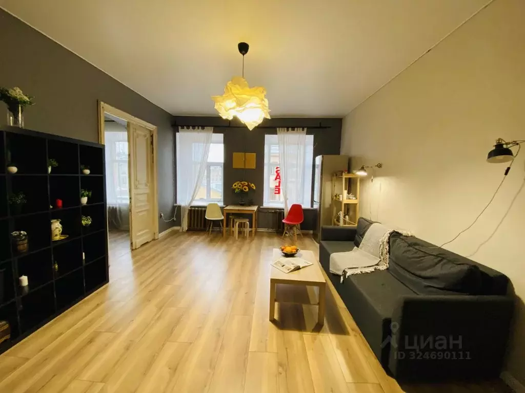 Комната Санкт-Петербург ул. Марата, 50 (41.4 м) - Фото 1