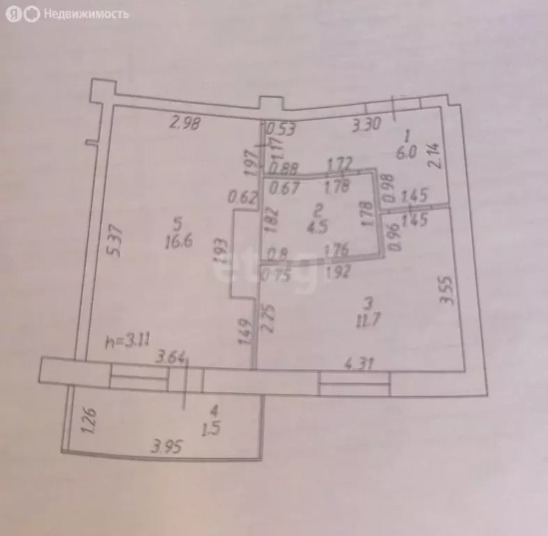 1-комнатная квартира: Казань, Чистопольская улица, 40 (40.3 м) - Фото 1