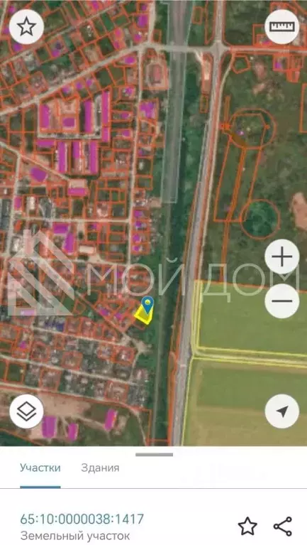 Участок в Сахалинская область, Долинский городской округ, с. Сокол  ... - Фото 1