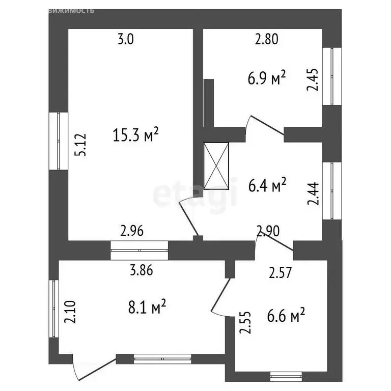 Дом в Черново, улица Горького (44 м) - Фото 1