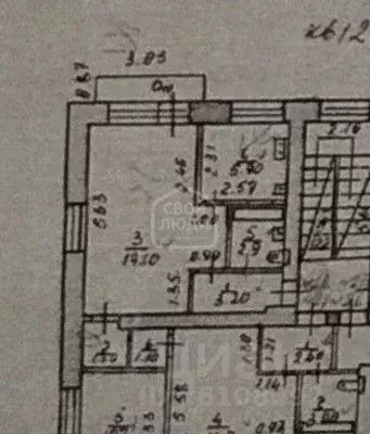 1-к кв. Рязанская область, Рязань Станкозаводская ул., 12 (32.7 м) - Фото 2