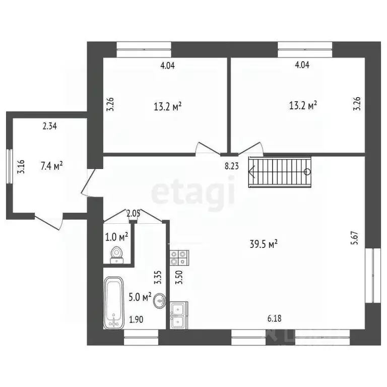 Дом в Костромская область, Кострома проезд Межевской, 54 (112 м) - Фото 1