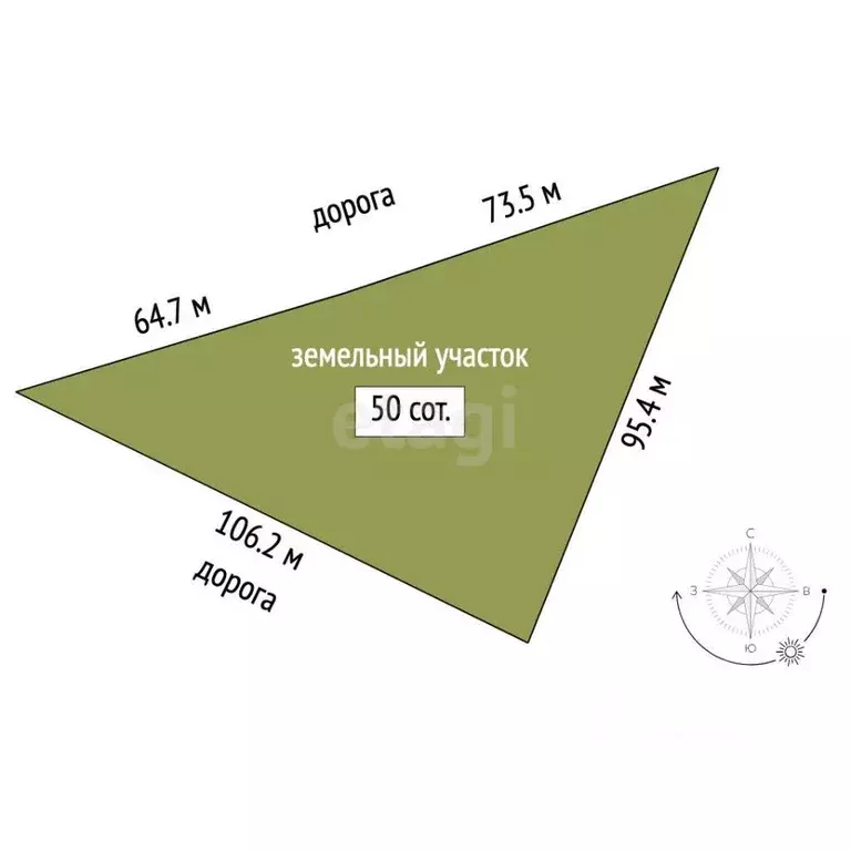 Участок в Вологодская область, Шекснинский муниципальный округ, ... - Фото 1