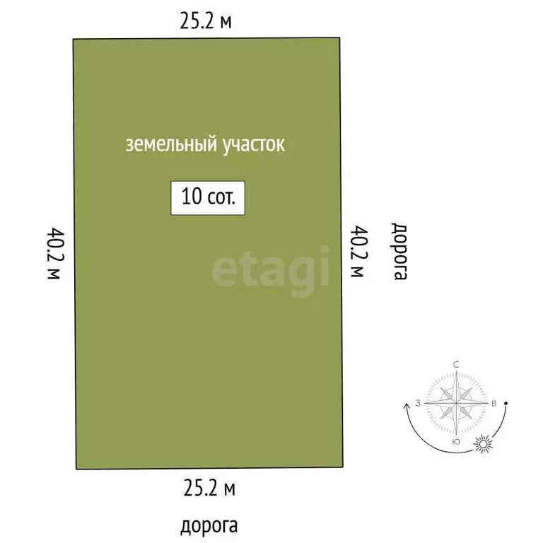 Участок в Нижнетавдинский район, ТСН Строитель, 1-й проезд (10 м) - Фото 0