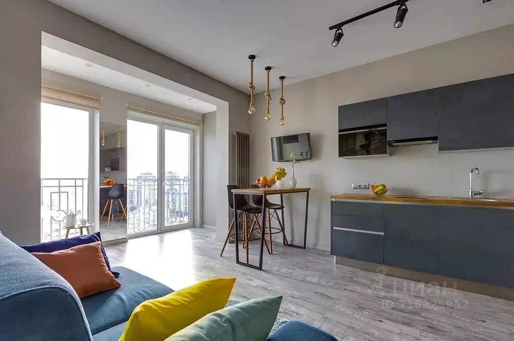 Студия Санкт-Петербург Московский просп., 73к5 (30.0 м) - Фото 1