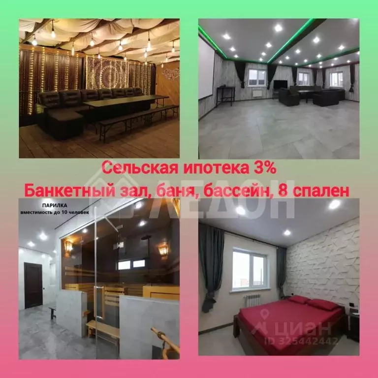 Коттедж в Омская область, Омское с/пос, д. Зеленовка  (301 м) - Фото 2