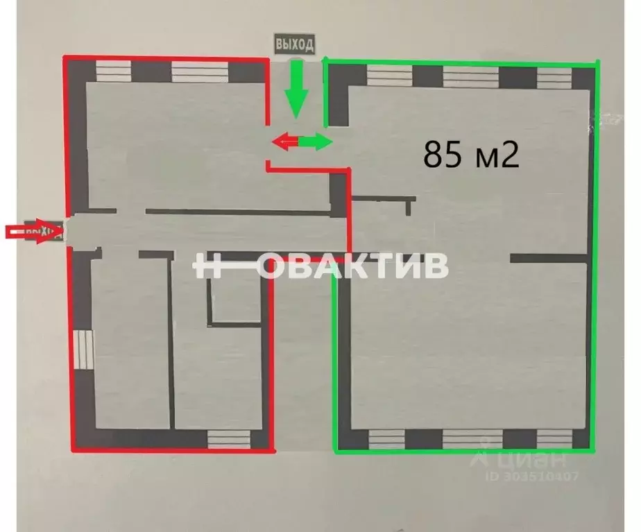 Помещение свободного назначения в Кемеровская область, Новокузнецк ул. ... - Фото 1