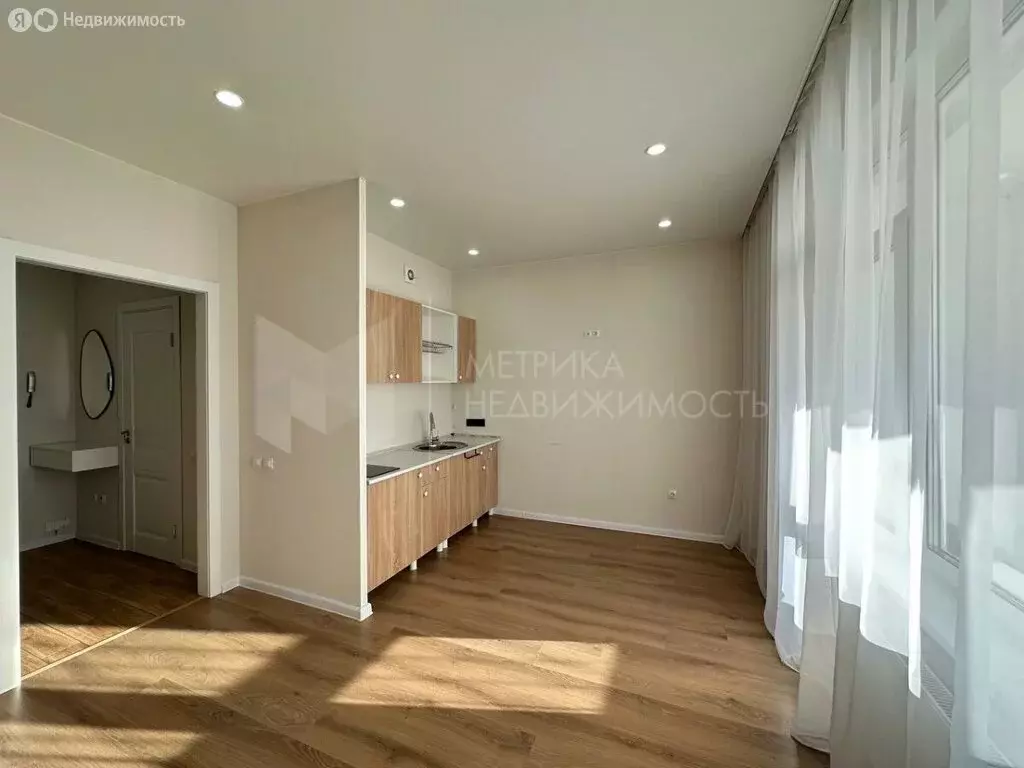 Квартира-студия: деревня Дударева, улица Сергея Джанбровского, 1 (25.3 ... - Фото 2