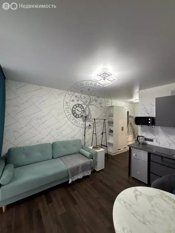 Квартира-студия: Екатеринбург, жилой район Уктус, микрорайон Светлый, ... - Фото 2