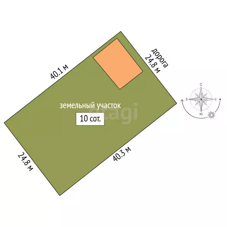 Дом в Ялуторовск, Восточная улица (88 м) - Фото 1