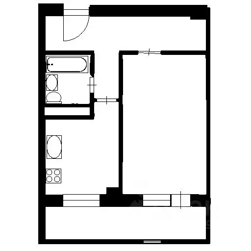 1-к кв. Московская область, Лобня Батарейная ул., 8 (40.1 м) - Фото 2