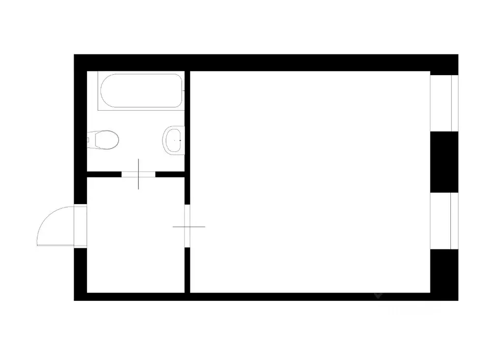 1-к кв. Москва ул. Верхние Поля, 38К1 (32.0 м) - Фото 2