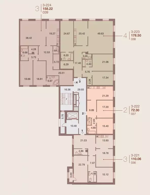 4-к кв. Санкт-Петербург Петровский просп., 11к3 (178.3 м) - Фото 1